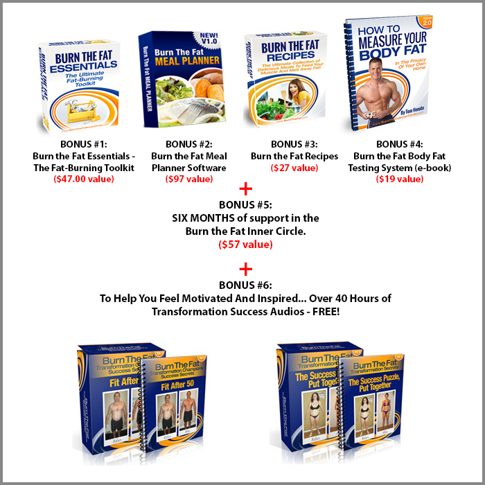 Complete package bonus for Burn The Fat Feed the Muscle 7-Day Transformation Program