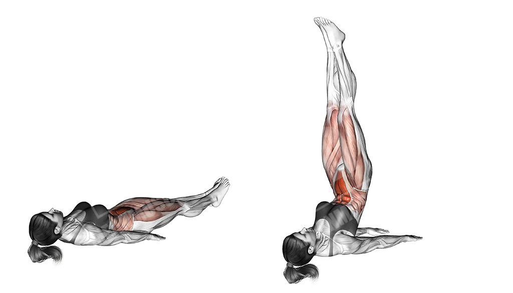 alternate-lying floor leg raise