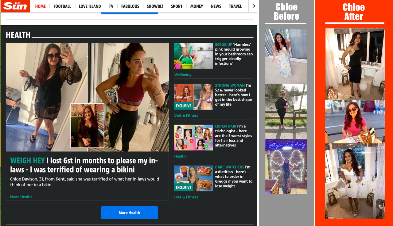 Chloe Davidson success story pics